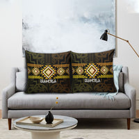 Aotearoa Atua Mahuika Pillow Cover Maori Goddess Of Fire Taniko Motifs LT14 - Polynesian Pride