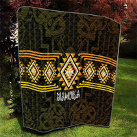 Aotearoa Atua Mahuika Quilt Maori Goddess Of Fire Taniko Motifs LT14 - Polynesian Pride