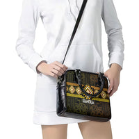 Aotearoa Atua Mahuika Shoulder Handbag Maori Goddess Of Fire Taniko Motifs LT14 - Polynesian Pride