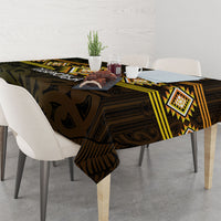 Aotearoa Atua Mahuika Tablecloth Maori Goddess Of Fire Taniko Motifs LT14 - Polynesian Pride