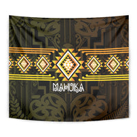 Aotearoa Atua Mahuika Tapestry Maori Goddess Of Fire Taniko Motifs LT14 - Polynesian Pride