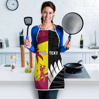 New Zealand and West Indies Cricket Custom Apron Black Cap Windies Together LT14 - Polynesian Pride