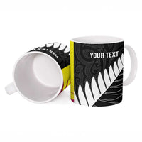 New Zealand and West Indies Cricket Custom Ceramic Mug Black Cap Windies Together LT14 - Polynesian Pride