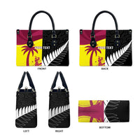 New Zealand and West Indies Cricket Custom Leather Bag Black Cap Windies Together LT14 - Polynesian Pride