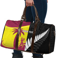 New Zealand and West Indies Cricket Custom Travel Bag Black Cap Windies Together LT14 - Polynesian Pride