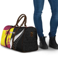 New Zealand and West Indies Cricket Custom Travel Bag Black Cap Windies Together LT14 - Polynesian Pride