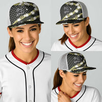 Born And Raised Aloha Hawaii Baseball Net Cap Kanaka Kakau Hawaiian Tiare Pakalana Lei - Polynesian Pride