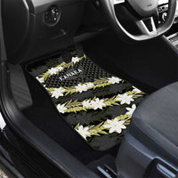 Born And Raised Aloha Hawaii Car Mats Kanaka Kakau Hawaiian Tiare Pakalana Lei - Polynesian Pride