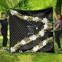 Born And Raised Aloha Hawaii Quilt Kanaka Kakau Hawaiian Tiare Pakalana Lei - Polynesian Pride