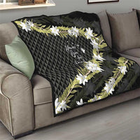 Born And Raised Aloha Hawaii Quilt Kanaka Kakau Hawaiian Tiare Pakalana Lei - Polynesian Pride
