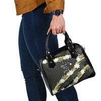 Born And Raised Aloha Hawaii Shoulder Handbag Kanaka Kakau Hawaiian Tiare Pakalana Lei - Polynesian Pride