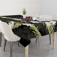 Born And Raised Aloha Hawaii Tablecloth Kanaka Kakau Hawaiian Tiare Pakalana Lei - Polynesian Pride