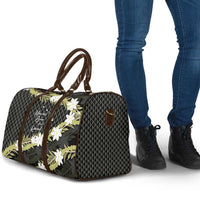 Born And Raised Aloha Hawaii Travel Bag Kanaka Kakau Hawaiian Tiare Pakalana Lei - Polynesian Pride