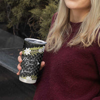 Born And Raised Aloha Hawaii Tumbler Cup Kanaka Kakau Hawaiian Tiare Pakalana Lei - Polynesian Pride