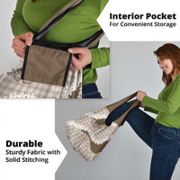 Brown Hawaii Tiare and Shell Lei Grocery Bag Hawaiian Palaka Luxury Vibes - Polynesian Pride