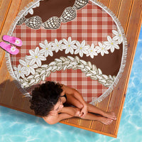 Red Hawaii Tiare and Shell Lei Beach Blanket Hawaiian Palaka Luxury Vibes LT14 - Polynesian Pride