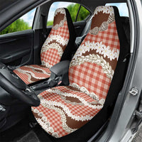 Red Hawaii Tiare and Shell Lei Car Seat Cover Hawaiian Palaka Luxury Vibes - Polynesian Pride