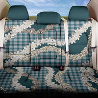 Dark Cyan Hawaii Tiare and Shell Lei Back Car Seat Cover Hawaiian Palaka Luxury Vibes LT14 One Size Dark Cyan - Polynesian Pride