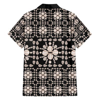 Aloha Hawaii Shell Quilt Family Matching Long Sleeve Bodycon Dress and Hawaiian Shirt Seamless Style - Polynesian Pride