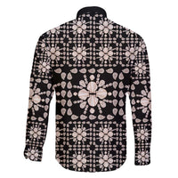 Aloha Hawaii Shell Quilt Family Matching Puletasi and Hawaiian Shirt Seamless Style - Polynesian Pride