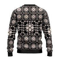 Aloha Hawaii Shell Quilt Ugly Christmas Sweater Seamless Style - Polynesian Pride