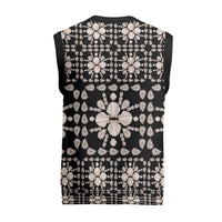 Aloha Hawaii Shell Quilt Christmas Knitted V-Neck Vest Seamless Style - Polynesian Pride