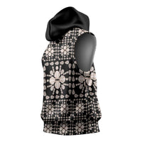 Aloha Hawaii Shell Quilt Sleeveless Hoodie Seamless Style - Polynesian Pride