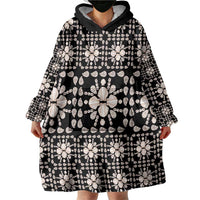 Aloha Hawaii Shell Quilt Wearable Blanket Hoodie Seamless Style - Polynesian Pride