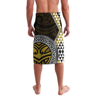 Yellow Aotearoa Niho Taniwha Lavalava Maori Mythology Tooth - Taniko Motifs