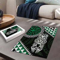 Green Aotearoa Niho Taniwha Puzzle Maori Mythology Tooth - Taniko Motifs LT14 - Polynesian Pride