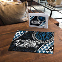 Blue Aotearoa Niho Taniwha Puzzle Maori Mythology Tooth - Taniko Motifs LT14 - Polynesian Pride
