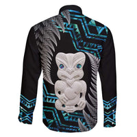 Aotearoa Taniko Paua Shell With Hei Tiki Family Matching Summer Maxi Dress and Hawaiian Shirt