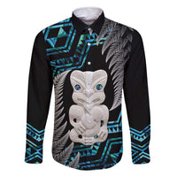 Aotearoa Taniko Paua Shell With Hei Tiki Family Matching Tank Maxi Dress and Hawaiian Shirt