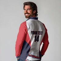 AS Venus Tahiti Football Custom Long Sleeve Polo Shirt Go Champions Polynesian Pattern