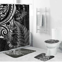 New Zealand Lizard Bathroom Set Silver Fern Aotearoa Maori - Polynesian Pride