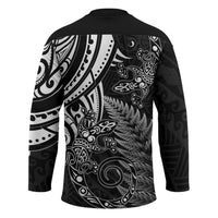 New Zealand Lizard Hockey Jersey Silver Fern Aotearoa Maori LT14 - Polynesian Pride