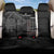 Custom New Zealand Haka Rugby Back Car Seat Cover 2024 Pacific Go Black Silver Fern