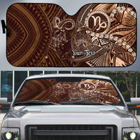 Personalised Polynesia Zodiac Capricorn Auto Sun Shade Galaxy Polynesian Pattern Chest Tattoo Style