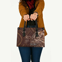 Personalised Polynesia Zodiac Capricorn Leather Bag Galaxy Polynesian Pattern Chest Tattoo Style