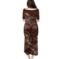 Personalised Polynesia Zodiac Capricorn Puletasi Galaxy Polynesian Pattern Chest Tattoo Style