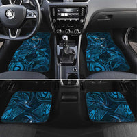 Personalised Polynesia Zodiac Pisces Car Mats Galaxy Polynesian Pattern Chest Tattoo Style