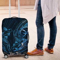 Personalised Polynesia Zodiac Pisces Luggage Cover Galaxy Polynesian Pattern Chest Tattoo Style