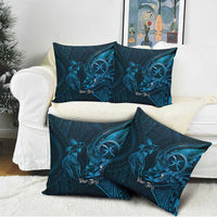 Personalised Polynesia Zodiac Pisces Pillow Cover Galaxy Polynesian Pattern Chest Tattoo Style