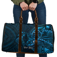 Personalised Polynesia Zodiac Pisces Travel Bag Galaxy Polynesian Pattern Chest Tattoo Style