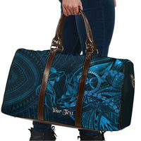 Personalised Polynesia Zodiac Pisces Travel Bag Galaxy Polynesian Pattern Chest Tattoo Style