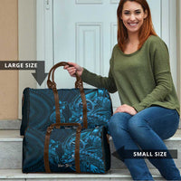 Personalised Polynesia Zodiac Pisces Travel Bag Galaxy Polynesian Pattern Chest Tattoo Style