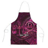 Personalised Polynesia Zodiac Libra Apron Galaxy Polynesian Pattern Chest Tattoo Style