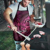 Personalised Polynesia Zodiac Libra Apron Galaxy Polynesian Pattern Chest Tattoo Style