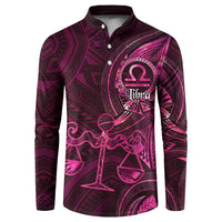 Personalised Polynesia Zodiac Libra Button Sweatshirt Galaxy Polynesian Pattern Chest Tattoo Style