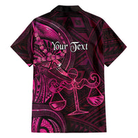 Personalised Polynesia Zodiac Libra Family Matching Summer Maxi Dress and Hawaiian Shirt Galaxy Polynesian Pattern Chest Tattoo Style LT14 - Polynesian Pride